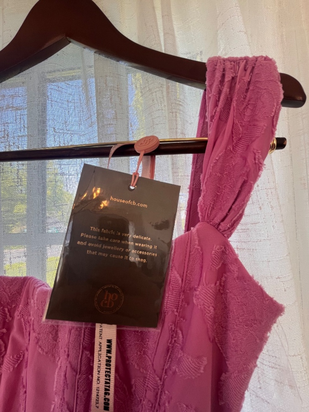 House of CB Warm Pink Cesca Dress- Size Medium M UK sizing= US 6-8 - Picture 2 of 10